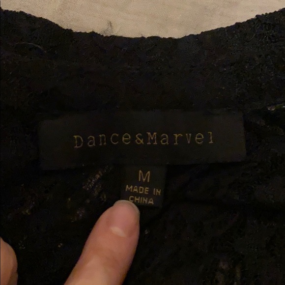 SOLD - DANCE AND MARVEL Long Sleeve Lace Dress - Picture 7 of 7